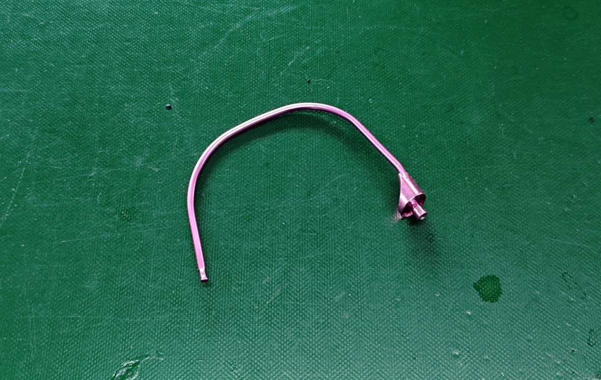 A Pink Fishing Reel Line Roller